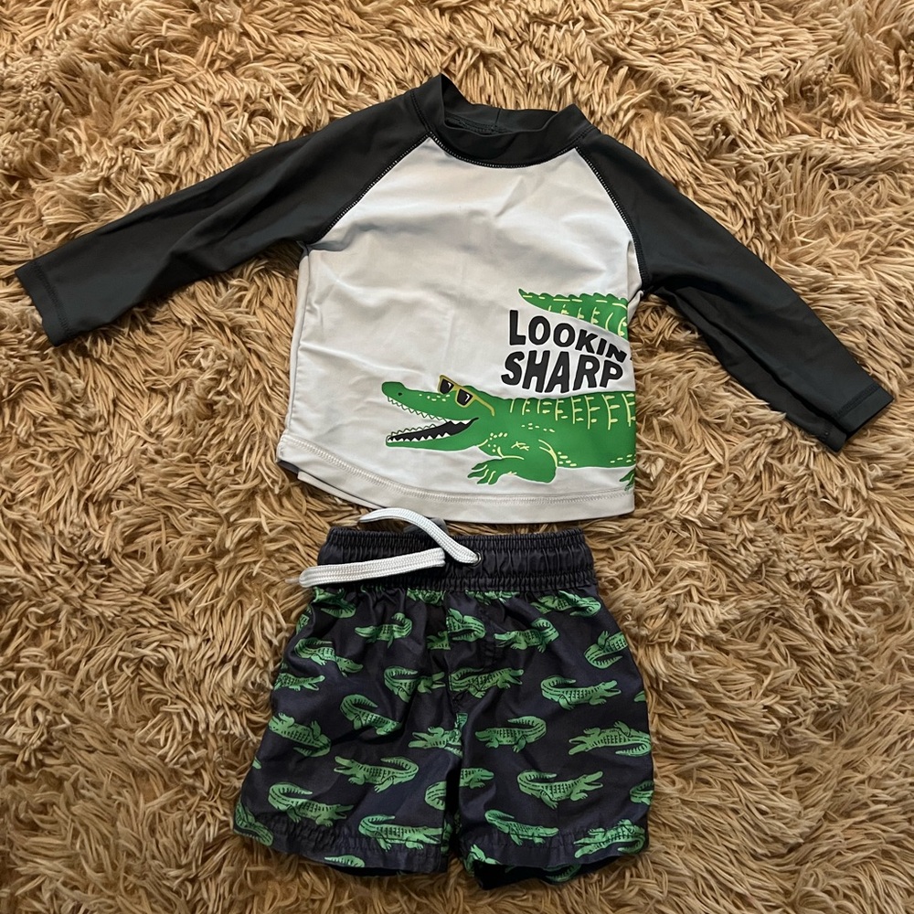💛3 for $16 Sale/Baby boy Bathing Suit/6-9 Months